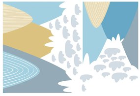 Autocolant Ambiance Scandinavian Giant Mountains Blanka