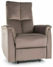 Fotoliu recliner Neptun velvet cappuccino Blu38
