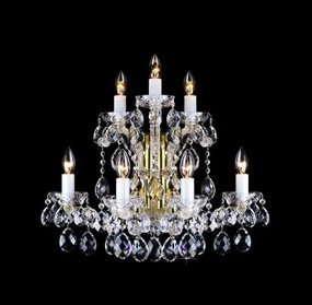 Aplica de perete Maria Theresa cu 7 brate, cristal Bohemia N24 001/07/1