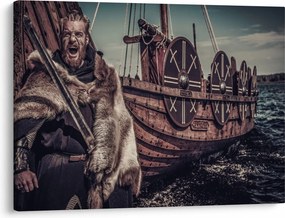 Tablou - Războinic viking (70x50 cm)