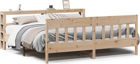 vidaXL Cadru de pat fără saltea, 180x200 cm, lemn masiv pin