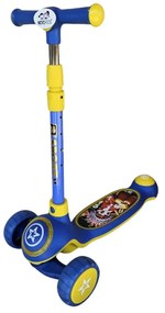 Trotineta copii cu roti luminoase din silicon NOVOKIDS™ Mini Scooter 9080, Cu melodii si lumini, 3 roti, Pliabila, Maner reglabil pe inaltime, Maxim