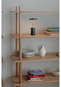 Veioză verde LED cu intensitate reglabilă din marmură cu abajur din metal (înălțime 25,5 cm) Asteria Move Mini – UMAGE