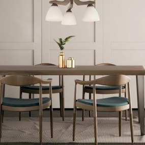 Lustr ADRIANO 3xE27/60W/230V, montaj plafon, finisaj fag