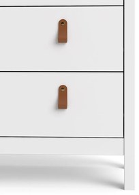 Vitrină albă 78x199 cm Madrid – Tvilum