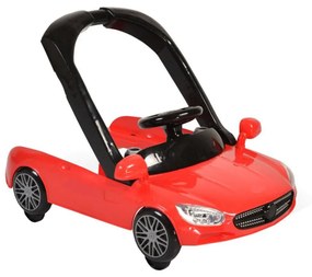 Premergator Reglabil in 3 Trepte NOVOKIDS™ Super Cabrio Car, 3 in 1, Transformabil in Antemergator si Masinuta copii, Pliabil, Cu Melodii si lumini,