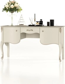 Bufet lemn masiv Celisea, 146,5 × 50 × 79 cm - Ivoire