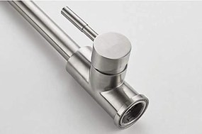 Baterie Bucătărie din Inox Satinat, Model CF001 – Eleganță și Funcționalitate pentru Orice Bucătărie Modernă