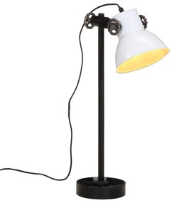 vidaXL Lampă de birou, alb, 15x15x55 cm, 25 W, E27