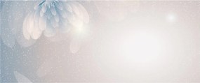 Tablou - Flori înzăpezite (120x50 cm)
