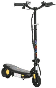 HOMCOM Trotinetă electrică 120 W pliabilă pentru copil 7-14 ani 12 km/h maxim autonomie 10 km maxim negru | Aosom Romania