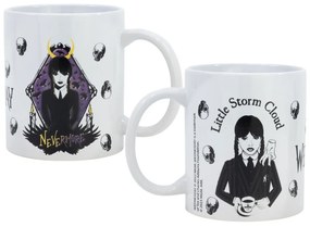 Wednesday Nevermore cana de porțelan de 325 ml (11 oz) în cutie cadou