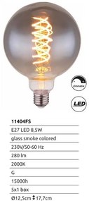 Bec dimabil LED E27 8,5W 280lm 2000K
