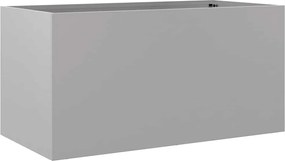 vidaXL Jardinieră, argintiu, 62x30x29 cm, oțel galvanizat