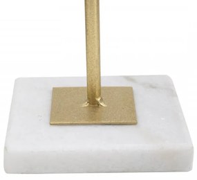 Decoratiune cuburi aurii din metal si marmura, 16x18x41,5 cm, Cube Mauro Ferretti
