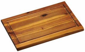 Placă de tăiat din acacia Kesper 28180, 32 x 21 x1,5 cm