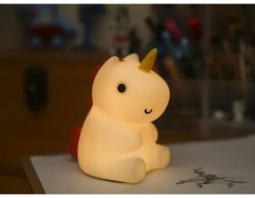 Lampă LED RGB tactilă reîncărcabilă dimabilă pentru copii MegaLight MAGGY EGG LED/5V