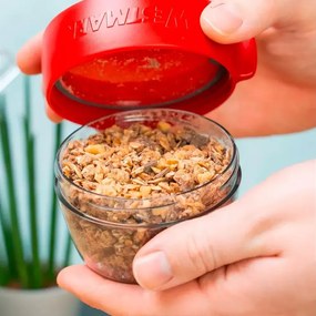 Cutie pentru gustări din două piese Westmark, 700ml , antracit, S