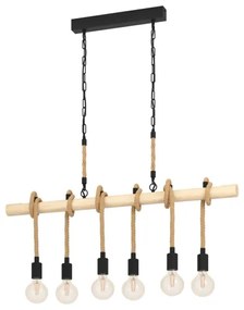 Eglo 43319 - Lustră pe lanț YOUNGSTOWN 6xE27/40W/230V