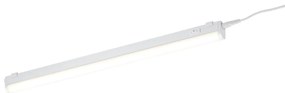 Aplică de perete albă LED (lungime 51 cm) Ramon – Trio