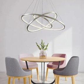 Lustră LED pe cablu LEA LED/60W/230V 4000K d. 80 cm crom