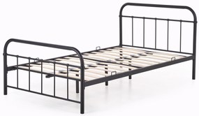 Pat de o persoană 120 cm Lashell 120 (fără saltea) (negru). 1039456