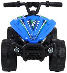 ATV Electric cu acumulator pentru copii NOVOKIDS™ Mini Monster , Lungime 70 cm, 3-6 ani , Max 30 kg , 6V, Albastru