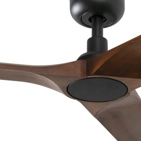 FARO 33809WT - Ventilator de tavan HEYWOOD L lemn/negru Ø132 cm WT + DO
