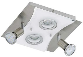 Briloner 3582-042 - Plafonier LED RIPOSO 2x5W + 2xGU10 3W, 230V