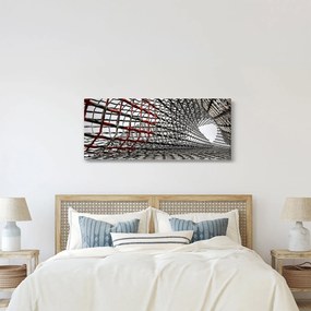 Tablou cu construcție din fier (120x50 cm)