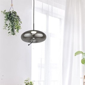 Lustra, Pendul LED design modern minimalist Lisbon fumuriu