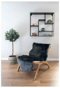 Covor tip traversă gri antracit sintetic 60x180 cm – House Nordic