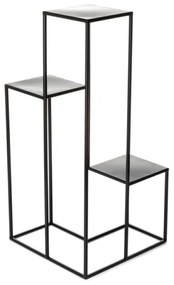 Suport flori KASKADA 85x40 cm negru