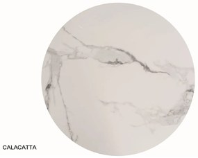 Masa rotunda Espero alb/alb ø90/h75 cm
