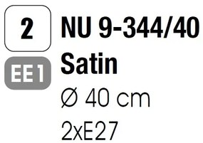 Aplica perete sau tavan Ada, diametru 40cm