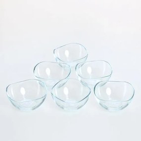 Set 6 cupe din sticla 12 cm