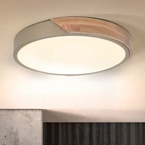 BRILAGI - Plafonieră LED PILANA LED/24W/230V stejar/bej Ø 30 cm