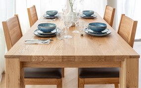 Masă stejar masiv Dining Gael 180x90 cm sau 200x100 cm - 180 x 90 cm
