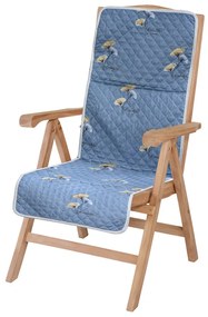 Perna scaun cu spatar BEAUTIFUL, albastra