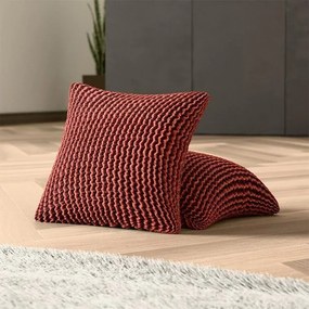 Gaico Huse bielastice COSTINA culoarea cupru feţe de pernă 2 buc (40 x 40 cm)