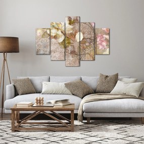 Tablou - Ornament de flori (150x105 cm)