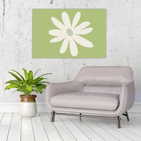 Tablou - Hippies, flori verzi N⁰2 (90x60 cm)