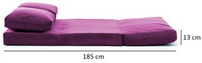 Canapea pat Taida Purple