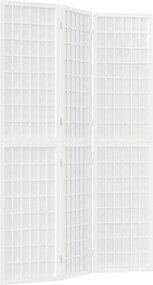 vidaXL Paravan pliabil de cameră 3 panouri alb 120x170 cm stil japonez