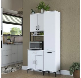 Set dulapuri bucătărie Jenaretta 21 (alb + negru). 1107093
