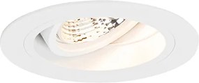 Spot integrat rotund alb reglabil - Chuck 70