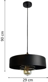 Lustră pe cablu VEST 1xE27/60W/230V