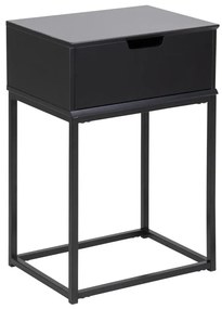 Noptieră CARLY antracit