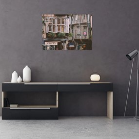 Tablou pe sticlă - Creperia (70x50 cm)