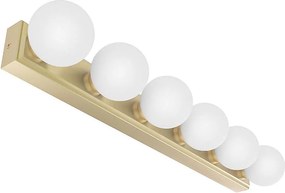 Open Design OR85686 - Aplica de perete MERINO 6xG9/8W/230V 61 cm IP44 alamă